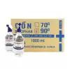 Cồn 90 Độ Bidopha 1000ml Có Vòi Xịt Thùng 15 Chai